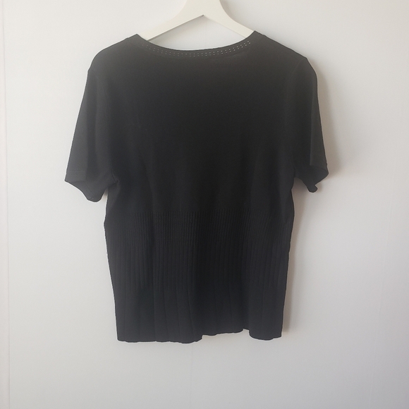 Pendleton short sleeve v-neck top size M - Picture 2 of 6